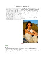 Tài liệu Photoshop CS: Ảnh phác hoạ ppt