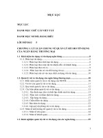 Quản lý rủi ro tín dụng tại ngân hàng thương mại cổ phần bắc á – chi nhánh kim liên 
