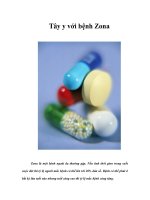 Tài liệu Tây y với bệnh Zona pptx