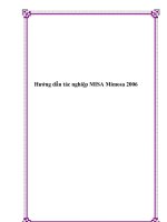 Tài liệu Hướng dẫn tác nghiệp MISA Mimosa 2006 pdf