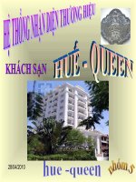HỆ THỐNG NHẬN DIỆN THƯƠNG HIỆU KHÁCH sạn HUẾ   QUEEN 