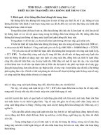 TÍNH TOÁN CHỌN MÁY LẠNH VÀ CÁC THIẾT BỊ CHO TRẠM ĐIỀU HÒA KHÔNG KHÍ TRUNG TÂM