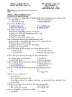 Bài giảng đề thi học kì I môn tin 9