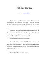 Tài liệu Một đồng tiền vàng ppt