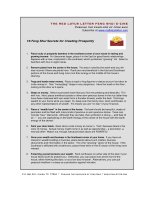 Tài liệu 16 Feng Shui Secrets for Creating Prosperity pptx