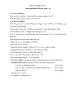 Tài liệu Câu hỏi ôn tập môn học Máy điều khiển số và công nghệ CNC pdf