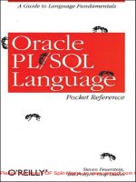 Tài liệu Oracle PLSQL Language- P1 pdf