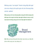 Tài liệu Những cuộc “se duyên” thành công đầy bất ngờ của các công ty-phần2 pdf