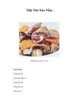 Tài liệu Thịt Thỏ Xào Nấm pptx