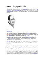 Tài liệu Nhóm Tổng Hội Sinh Viên doc