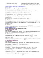 Tài liệu Đề thi thử đại học môn Toán (2008-2009) khối 12 pdf