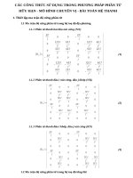 Tài liệu CÁC CÔNG THỨC SỬ DỤNG TRONG PHƯƠNG PHÁP PHẦN TỬ HỮU HẠN - MÔ HÌNH CHUYỂN VỊ - BÀI TOÁN HỆ THANH pdf