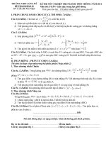 Bài giảng DE ON TAP TOT NGHIEP 5