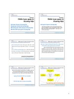 Chương 2: Chiến lược quản trị thương hiệu 