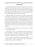 Hoàn thiện tổ chức công tác kế toán hàng tồn kho tại công ty cổ phần điện cơ hải phòng 