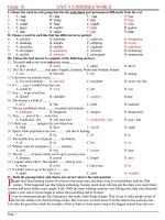 Tài liệu UNIT 9: UNDERSEA WORLD