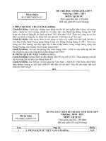 Tài liệu ĐÁP ÁN VÀ ĐỀ THI HSG LỚP 9 NĂM HỌC 2010 - 2011