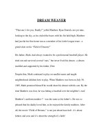 Tài liệu DREAM WEAVER- người dệt ước mơ doc