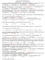 Tài liệu đề thi thử TN số 10