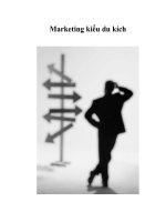 Tài liệu Marketing kiểu du kích Bạn mới khởi nghiệp, tiềm năng tài chính có hạn và doc