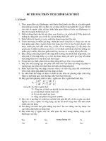 Tài liệu ĐỀ THI MẪU PHÂN TÍCH CHÍNH SÁCH THUẾ (Cao học kinh tế) doc