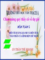 Bài giảng TOÁN:DIEN TÍCH XUNG QUANH-DIEN TICH TOAN PHAN HINH H CỘP