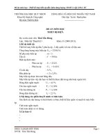 ĐỒ án THIẾT kế MBA