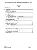 Phân tích nguyên nhân, tác động và giải pháp khắc phục những ngoại tác tiêu cực của thuốc lá 