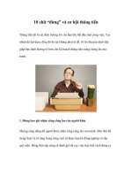 Tài liệu 10 chữ “đừng” và cơ hội thăng tiến docx