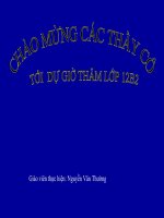 Gián án Tiết 14-Mặt cầu