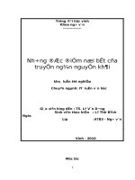 Những đặc điểm nổi bật của truyện ngắn nguyễn khải 