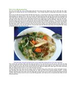 Bún cá lóc đất phương nam 