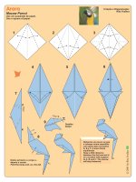 Tài liệu Nghệ thuật xếp hình Nhật Bản: macaw pdf