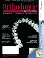 Tạp chí chỉnh hình răng miệng tháng 1- 12 /2013 Vol4 No6