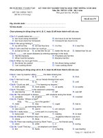 Tài liệu ĐỀ THI CHÍNH THỨC KỲ THI TỐT NGHIỆP THPT - 2010 ( HỆ 3 NĂM ) - MÃ ĐỀ : 279 docx