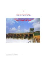 Tài liệu Công trình Thủy điện Hòa Bình_ Phần 9 doc