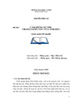 Cảm hứng sử thi trong sáng tác của anh đức 