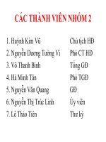 XÂY DỰNG CHIẾN lược KINH DOANH tại CÔNG TY TNHH MTV xây DỰNG và sản XUẤT VLXD BIÊN hòa TỈNH ĐỒNG NAI 