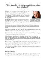 Tài liệu Hãy làm việc với những người thông minh docx