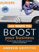Ebook - 101 Ways to Boost Your Business (101 cách thúc đẩy việc kinh doanh của bạn)