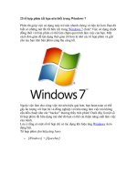 Bài giảng 25 to  hop phim trong win7 (TL Th2-11)