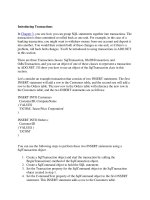 Tài liệu Introducing Transactions docx