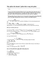 Tài liệu Mẹo phân tích nhanh 1 phân thức trong tích phân pdf
