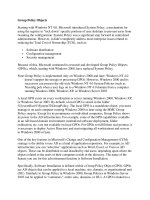 Tài liệu Group Policy Objects phần 1 pptx