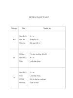 Tài liệu Gíao án tuần 17 docx