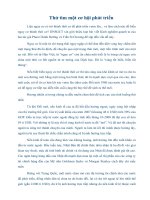 Tài liệu Thử tìm một cơ hội phát triển pptx