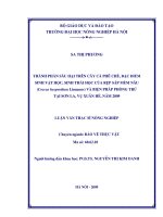 Nghiên cứu, so sánh một số chỉ tiêu dược đông học của oxytetracycline và oxytetracyclinele trên gà 