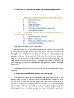 Tài liệu CÁC KIẾN THỨC SƠ LƯỢC VỀ PHONG THUỶ TRONG KINH DOANH ppt