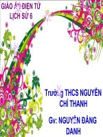 Bài giảng BÀI 6-VĂN HÓA CỔ ĐẠI