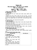 Bài soạn GA lớp 3 tuần 23 CKT-KN-BVMT